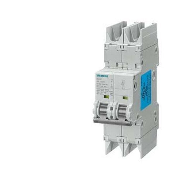 Siemens 5SJ42027HG42 Leitungsschutzschalter 10kA 2-polig C 2A nach UL 489-480Y/277V