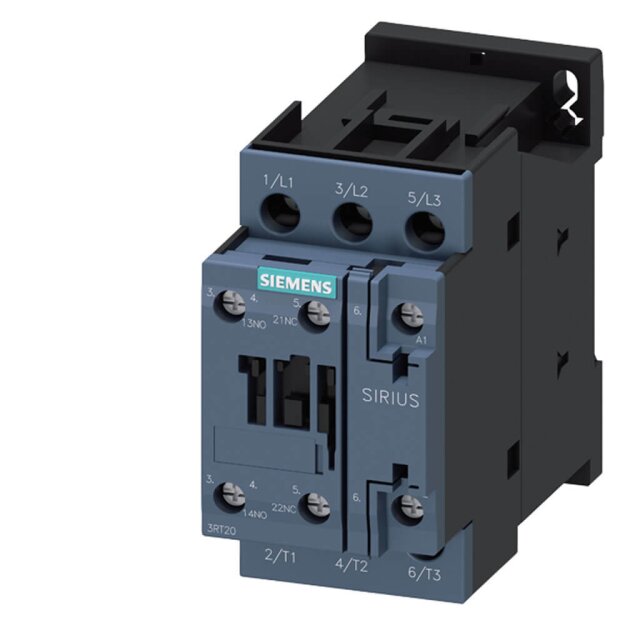 Siemens 3RT20271AL20 Schütz AC-3e 32 A/15 kW/400V 3-polig AC 230V 50/60Hz 1S+1Ö,Schraubanschluss