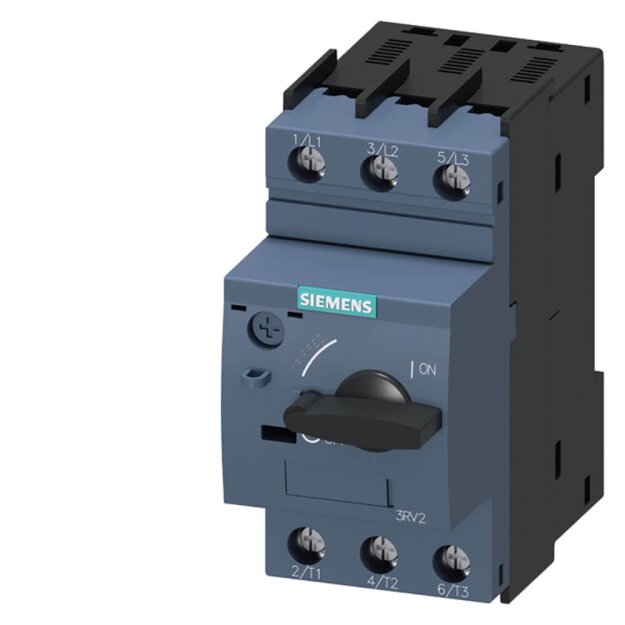 Siemens 3RV24110KA10 Leistungsschalter S00 für Trafoschutz A-Auslöser 0,9-1,25A N-Auslöser 26A