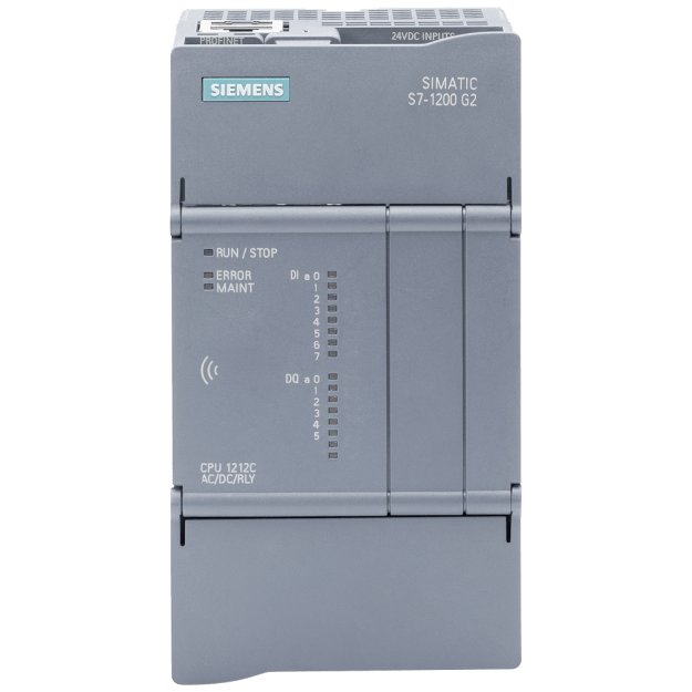 Siemens 6ES72121BG500XB0 SIMATIC S7-1200 G2 CPU 1212C AC/DC/Relais 8DI/6DO