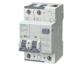 Siemens 5SU13247FA16 FI/LS-Schalter 10 kA 2P Typ A 30 mA...