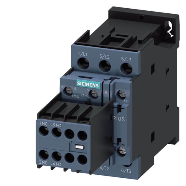 Siemens 3RT20281AP04 Schütz AC-3e 38 A/18,5 kW/400V 3-polig AC 230V/50Hz 2S+2Ö Schraubanschluss