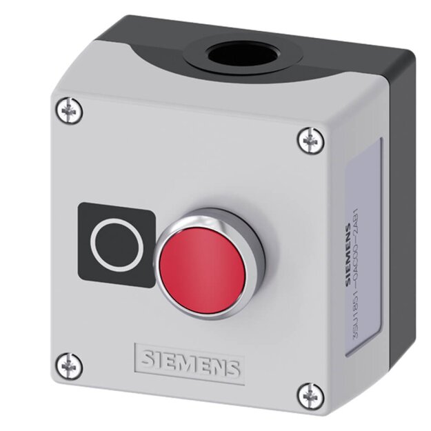 Siemens 3SU18510AC002AB1 Gehäuse für Befehlsgeräte 22 mm rund