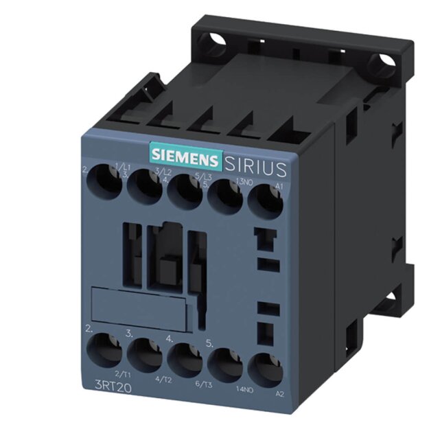Siemens 3RT20161AD01 Schütz AC-3e 9 A/4 kW/400V 3-polig AC 42V 50/60Hz 1S Schraubanschluss