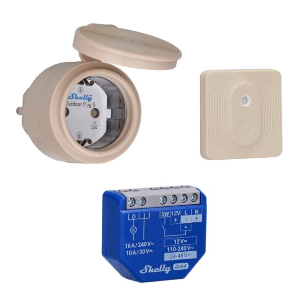 Shelly Set Smart Garden Power – intelligente Außenstrom- und Pumpensteuerung