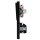 Jung Serie LS Komplett-Set Schwarz: LS995SW Serienwippe + 505U Wippschalter Serien + LS1520SW SCHUKO Steckdose + LS982SW Rahmen 2fach