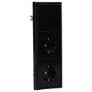 Jung Serie LS Komplett-Set Schwarz: 506U Wippschalter...