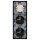 Jung Serie LS Komplett-Set Schwarz: 506U Wippschalter Universal + LS990SW Wippe + 2x LS1520SW SCHUKO Steckdose + LS983SW Rahmen 3-fach
