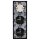 Jung Serie LS Komplett-Set Schwarz: 506U Wippschalter Universal + LS990SW Wippe + 2x LS1520KISW SCHUKO Steckdose mit Berührungsschutz + LS983SW Rahmen 3-fach