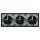 Jung Serie LS Komplett-Set Schwarz: 3x LS1520KISW SCHUKO Steckdose mit Berührungsschutz + LS983SW Rahmen 3-fach