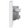 Jung Serie LS Komplett-Set Alpinweiß: Antennensteckdose EDU 04 F + LS990TVWW Abdeckung f. SAT-TV-Steckdose + LS981WW Rahmen 1-fach