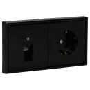 Jung Serie LS Komplett-Set Schwarz: Cat.6A...