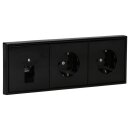 Jung Serie LS Komplett-Set Schwarz: Cat.6A...