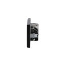 Jung Serie LS Komplett-Set Schwarz: Cat.6A iso-Anschlussdose + LS969-1UASW Abdeckung f. IAE/UAE-Anschlussdose + 2x LS1520SW SCHUKO Steckdose + LS983SW Rahmen 3-fach
