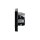 Jung Serie LS Komplett-Set Schwarz: Cat.6A iso-Anschlussdose 2-fach + LS969-2UASW Abdeckung f. IAE/UAE-Anschlussdose + LS1520SW SCHUKO Steckdose + LS982SW Rahmen 2-fach