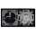 Jung Serie LS Komplett-Set Schwarz: Cat.6A iso-Anschlussdose 2-fach + LS969-2UASW Abdeckung f. IAE/UAE-Anschlussdose + LS1520SW SCHUKO Steckdose + LS982SW Rahmen 2-fach