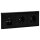 Jung Serie LS Komplett-Set Schwarz: Cat.6A iso-Anschlussdose 2-fach + LS969-2UASW Abdeckung f. IAE/UAE-Anschlussdose + 2x LS1520SW SCHUKO Steckdose + LS983SW Rahmen 3-fach