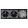 Jung Serie LS Komplett-Set Schwarz: Cat.6A iso-Anschlussdose 2-fach + LS969-2UASW Abdeckung f. IAE/UAE-Anschlussdose + 2x LS1520SW SCHUKO Steckdose + LS983SW Rahmen 3-fach