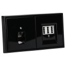 Jung Serie LS Komplett-Set Schwarz: Cat.6A...