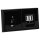 Jung Serie LS Komplett-Set Schwarz: Cat.6A iso-Anschlussdose + LS969-1UASW Abdeckung + TAE-Anschlussdose TAE 3x6 NFN Up 0 rw + LS969TSW Abdeckung + LS982SW Rahmen 2-fach