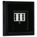 Jung Serie LS Komplett-Set Schwarz: TAE-Anschlussdose TAE...