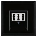 Jung Serie LS Komplett-Set Schwarz: TAE-Anschlussdose TAE...