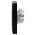Jung Serie LS Komplett-Set Schwarz: TAE-Anschlussdose TAE 3x6 NFN Up 0 rw + LS969TSW Abdeckung f. TAE-Anschlussdose + LS981SW Rahmen 1-fach