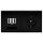 Jung Serie LS Komplett-Set Schwarz: TAE-Anschlussdose TAE 3x6 NFN Up 0 rw + LS969TSW Abdeckung f. TAE-Anschlussdose + LS1520SW SCHUKO Steckdose + LS982SW Rahmen 2-fach
