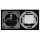 Jung Serie LS Komplett-Set Schwarz: TAE-Anschlussdose TAE 3x6 NFN Up 0 rw + LS969TSW Abdeckung f. TAE-Anschlussdose + LS1520SW SCHUKO Steckdose + LS982SW Rahmen 2-fach
