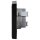 Jung Serie LS Komplett-Set Schwarz: Antennensteckdose EDU 04 F + LS990TVSW Abdeckung f. Antennen-Steckdose + LS981SW Rahmen 1-fach