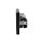 Jung Serie LS Komplett-Set Schwarz: Antennensteckdose EDU 04 F + LS990TVSW Abdeckung f. Antennen-Steckdose + LS1520SW SCHUKO Steckdose + LS982SW Rahmen 2-fach Schwarz