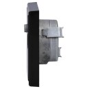 Jung Serie LS Komplett-Set Schwarz: Triax EDA 302 F Antennendose 3-Loch Stichdose SAT/TV/R + LS990SATSW Abdeckung f. SAT-TV-Steckdose + LS981SW Rahmen 1-fach