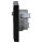 Jung Serie LS Komplett-Set Schwarz: Triax EDA 302 F Antennendose 3-Loch Stichdose SAT/TV/R + LS990SATSW Abdeckung f. SAT-TV-Steckdose + LS981SW Rahmen 1-fach