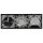 Jung Serie LS Komplett-Set Schwarz: Antennensteckdose EDU 04 F + LS990TVSW Abdeckung + Cat.6A iso-Anschlussdose 2-fach + LS969-2UASW Abdeckung + LS1520SW SCHUKO + LS983SW Rahmen 3-fach