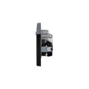Jung Serie LS Komplett-Set Schwarz: Triax EDA 302 F Antennendose 3-Loch + LS990SATSW Abdeckung + Cat.6A iso-Anschlussdose + LS969-2UASW Abdeckung + LS1520SW SCHUKO + LS983SW Rahmen 3-fach