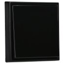 Jung Serie LS Komplett-Set Schwarz: 1710DE Tastdimmer Standard LED + LS1700SW Steuertaste Standard + LS981SW Rahmen 1-fach