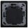 Jung Serie LS Komplett-Set Schwarz: 1710DE Tastdimmer Standard LED + LS1700SW Steuertaste Standard + LS981SW Rahmen 1-fach