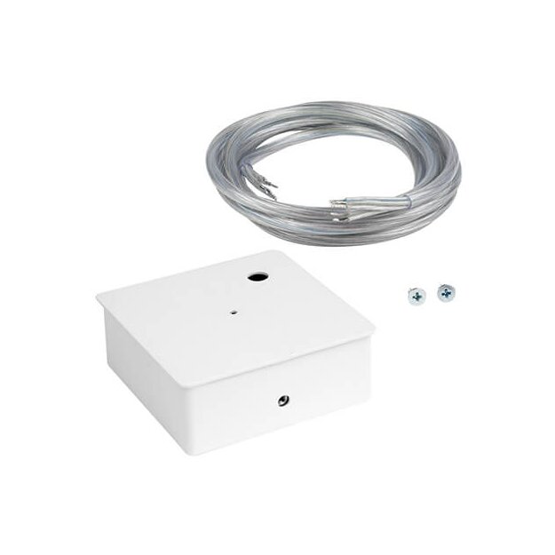 ESYLUX LENJA PDL CANOPY WITH CABLE 5x0.75 Deckenbaldachin mit 5-poliger transparenter Anschlussleitung für LENJA-Pendelleuchten EO10850820