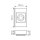 ESYLUX LENJA PDL 100 END CAP WITH PD-FLAT BMS DALI-2 Endstück 100 mm für LENJA-Pendelleuchten mit integriertem DALI-2-Präsenzmelder PD-FLAT BMS  (EP10423024) EO10850868