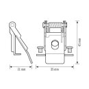 ESYLUX JUNA MOUNTING CLIPS SET RM Montageclip-Set...