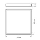 ESYLUX JUNA MOUNTING FRAME 600 SM WH Deckenaufbaurahmen...