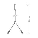 ESYLUX LENJA PDL WIRE PENDULUM SET 2000 Set mit 2...