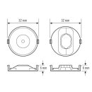 ESYLUX ELH-2 RM OPTICS AND LENS COVER SET Ersatzlinsen und Linsenabdeckungen für die Deckeneinbauvariante der ELH-2 EN00080098