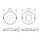 ESYLUX ELH-2 RM OPTICS AND LENS COVER SET Ersatzlinsen und Linsenabdeckungen für die Deckeneinbauvariante der ELH-2 EN00080098