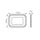 ESYLUX SUN OFL/AFL 10W GLASS + GASKET-SET...