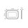 ESYLUX SUN OFL/AFL 10W GLASS + GASKET-SET Ersatz-Frontscheibe  für SUN OFL/AFL 10 W Strahler mit Dichtung EL10810398