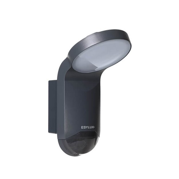 ESYLUX WILMA WL 100 OP 1000 827/840 MD IP65 AN Automatikleuchte mit 180° Bewegungsmelder im Aluminiumgehäuse 1000 lm IP65 2700/4000 K umschaltbar Anthrazit EL10851049