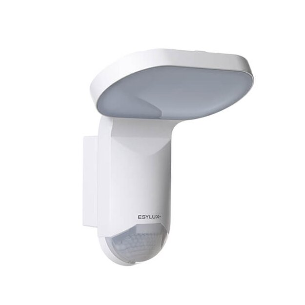 ESYLUX WILMA WL 200 OP 1600 827/840 MD IP65 WH Automatikleuchte mit 180° Bewegungsmelder im Aluminiumgehäuse 1600 lm IP65 2700/4000 K umschaltbar Weiß EL10851070