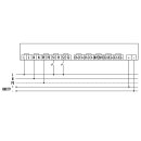 ESYLUX EC10431456 Controller für die Lichtsteuerung von bis zu 6 ELC-Leuchten TW (ELC=ESYLUX Light Control) 230 V/50 Hz vernetzbar 2 Tastereingänge KNX SMARTDRIVER-2 TW IR 2C+2 x6 ELC KNX