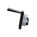 JUNG LS IP 44 Set Schwarz: 2x LS1520KLSW SCHUKO Steckdose m.Klappdeckel + 2x 551WU Dichtungsflansch + 2x LS981SW Rahmen 1-fach